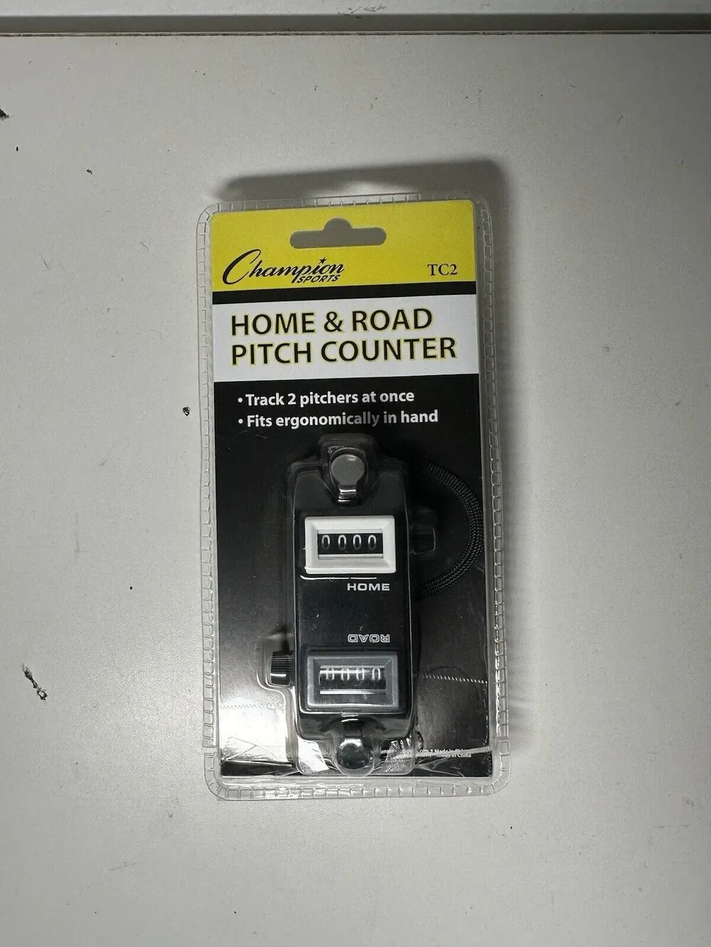 Home & Road Away Dual Baseball Softball Pitch Counter Track Count 2 Pitchers USA
